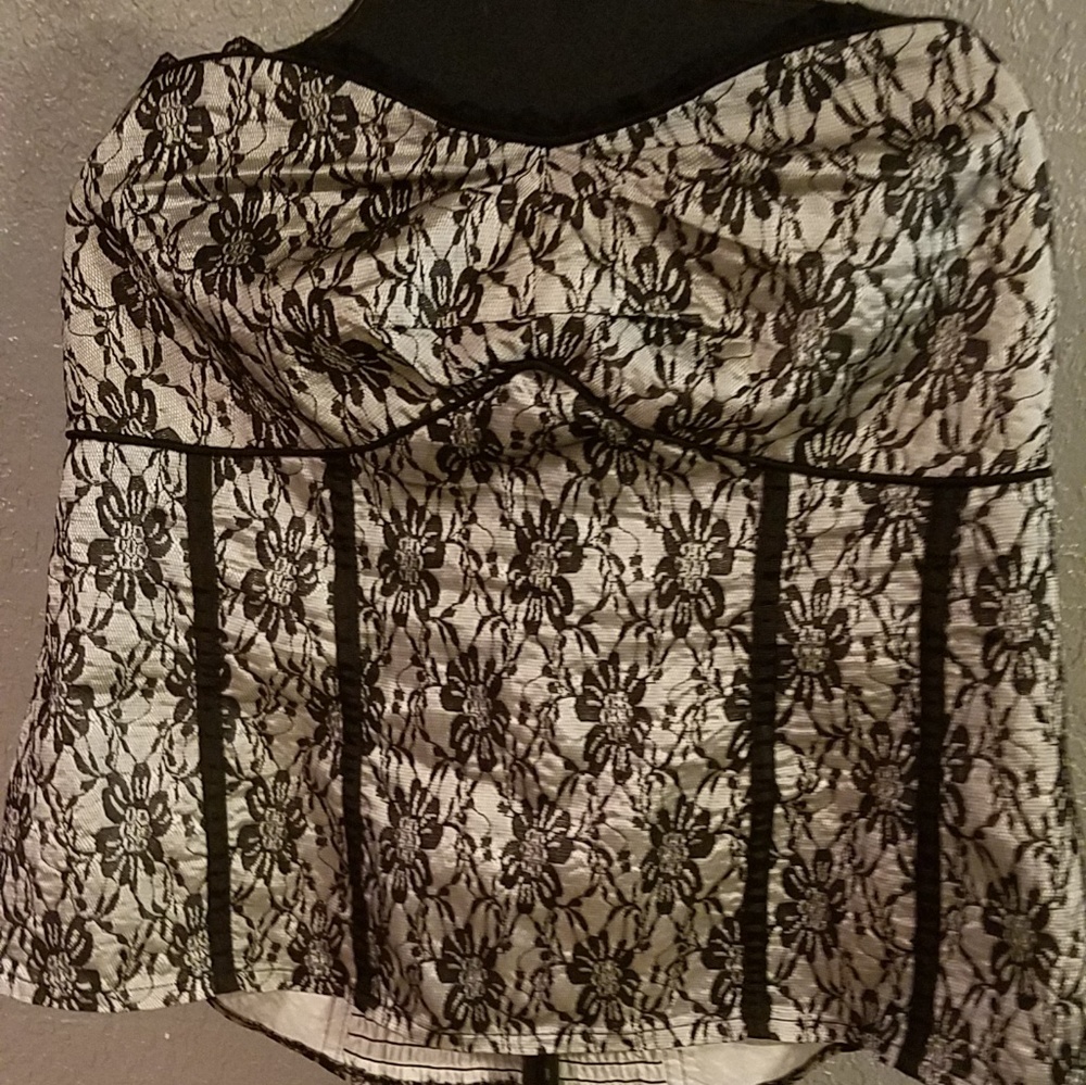 Corset style top